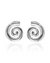 Silver Chunky Swirl Earrings (sale)