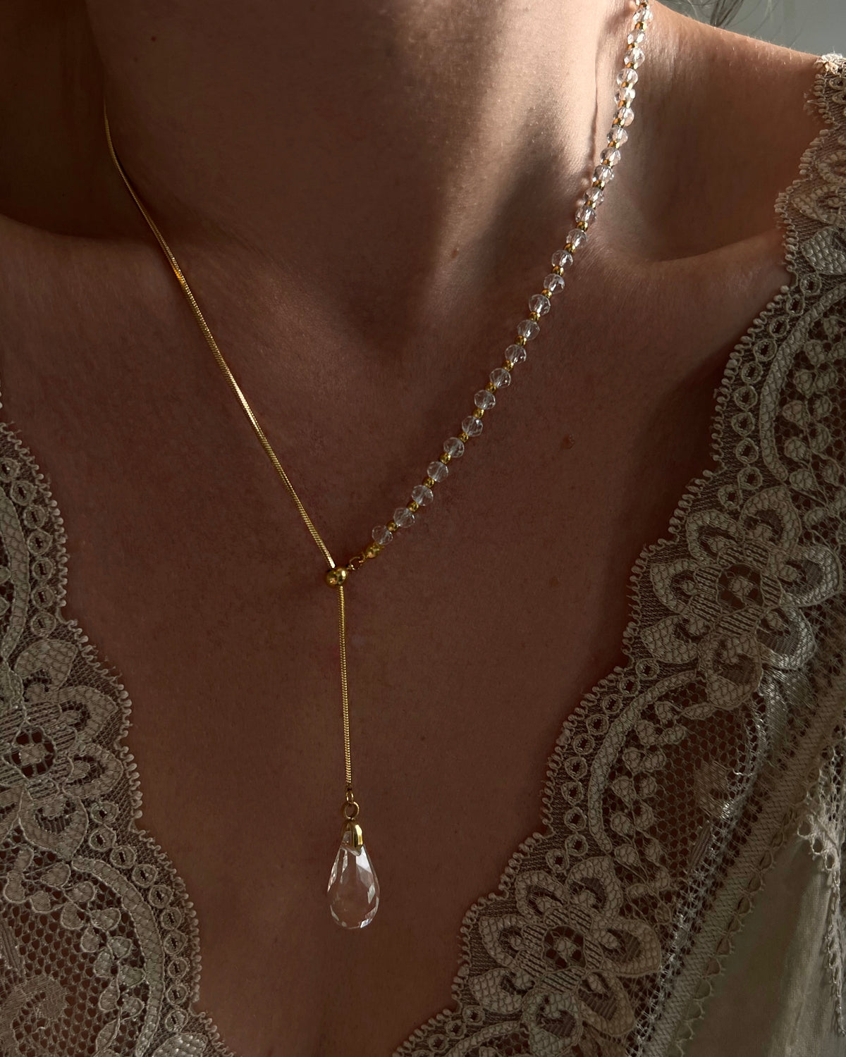 Crystal Drop necklace