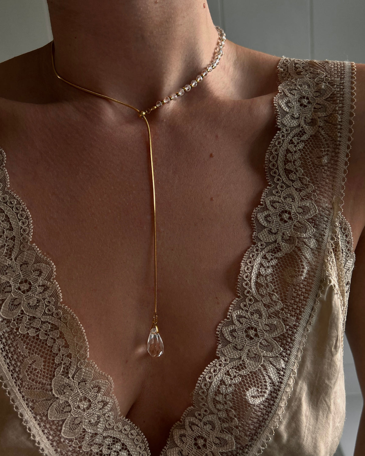 Crystal Drop necklace