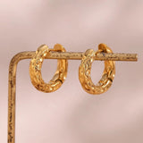 Textured Hoops 4.5mm
