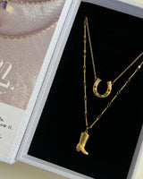 Lady Luck Horseshoe necklace