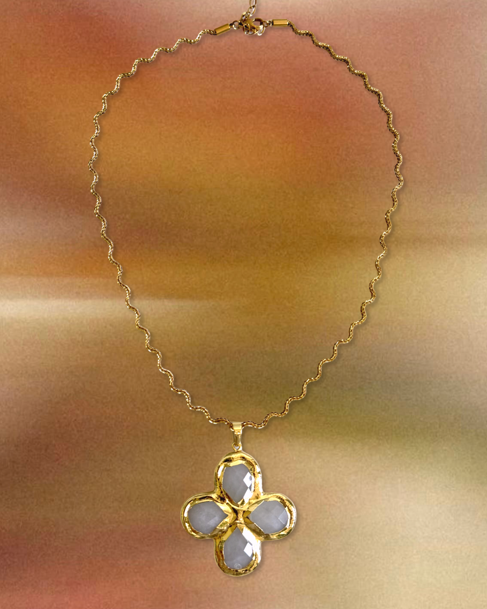 NISSI necklace white
