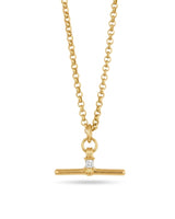 Diamanté T-Bar necklace - Neckontheline