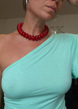 SIROCCO necklace red