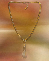 TASSEL necklace gold