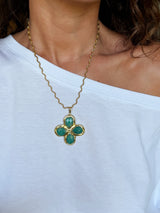 NISSI necklace turquoise