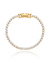 Gold CZ tennis bracelet