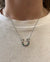 Lady Luck Horseshoe necklace silver