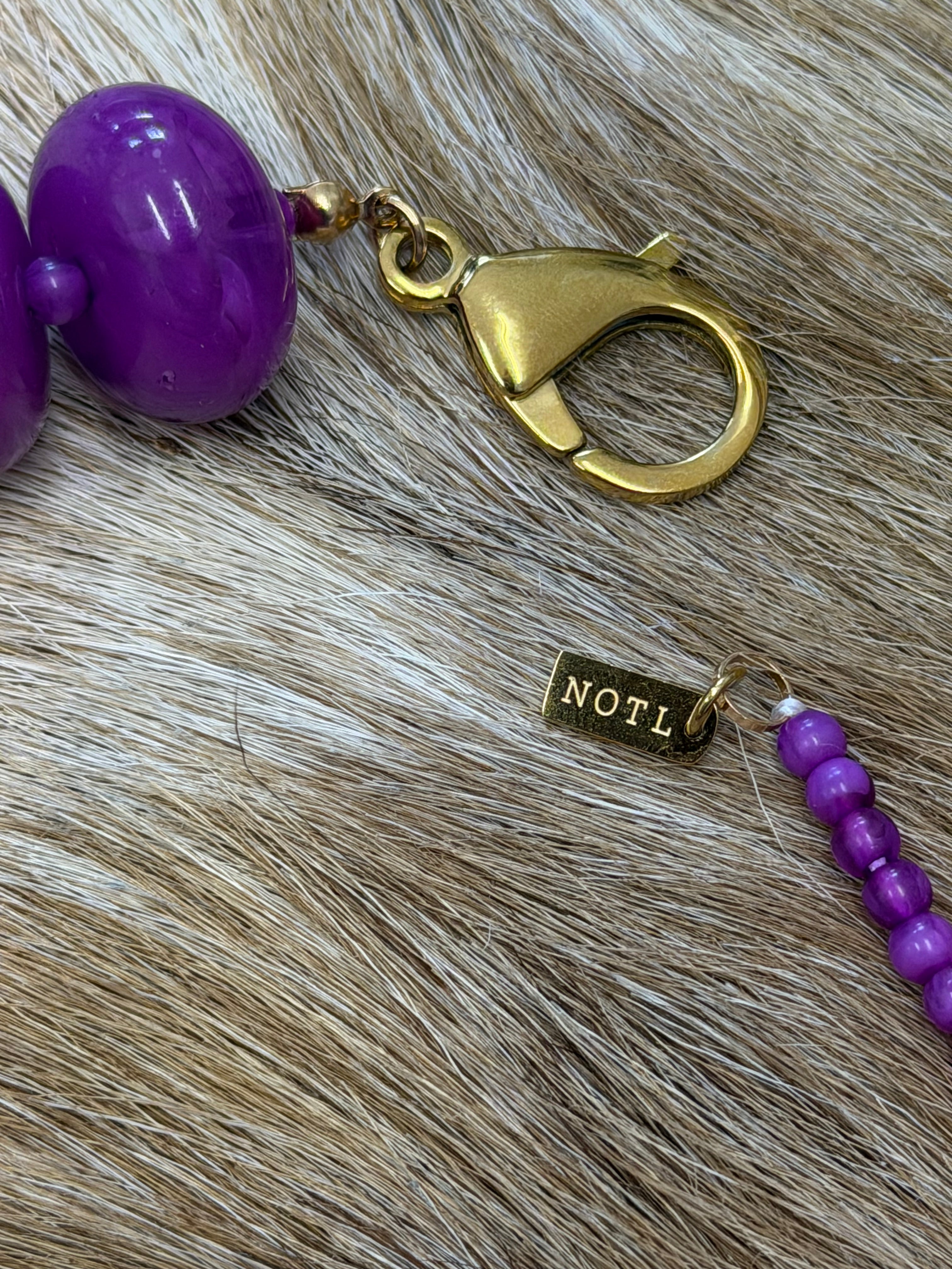SIROCCO necklace purple