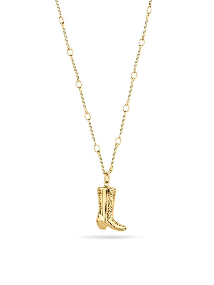 Cowboy Boot Necklace