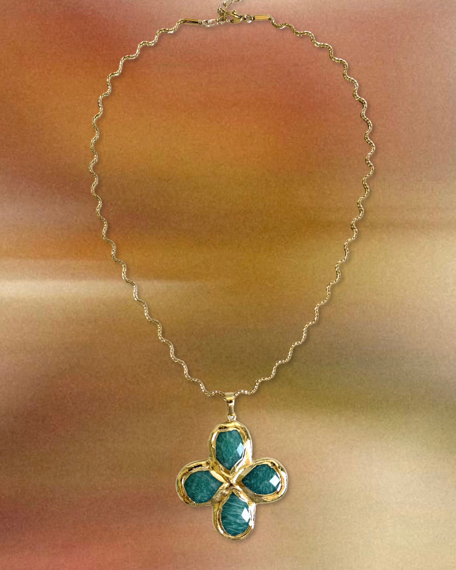 NISSI necklace turquoise