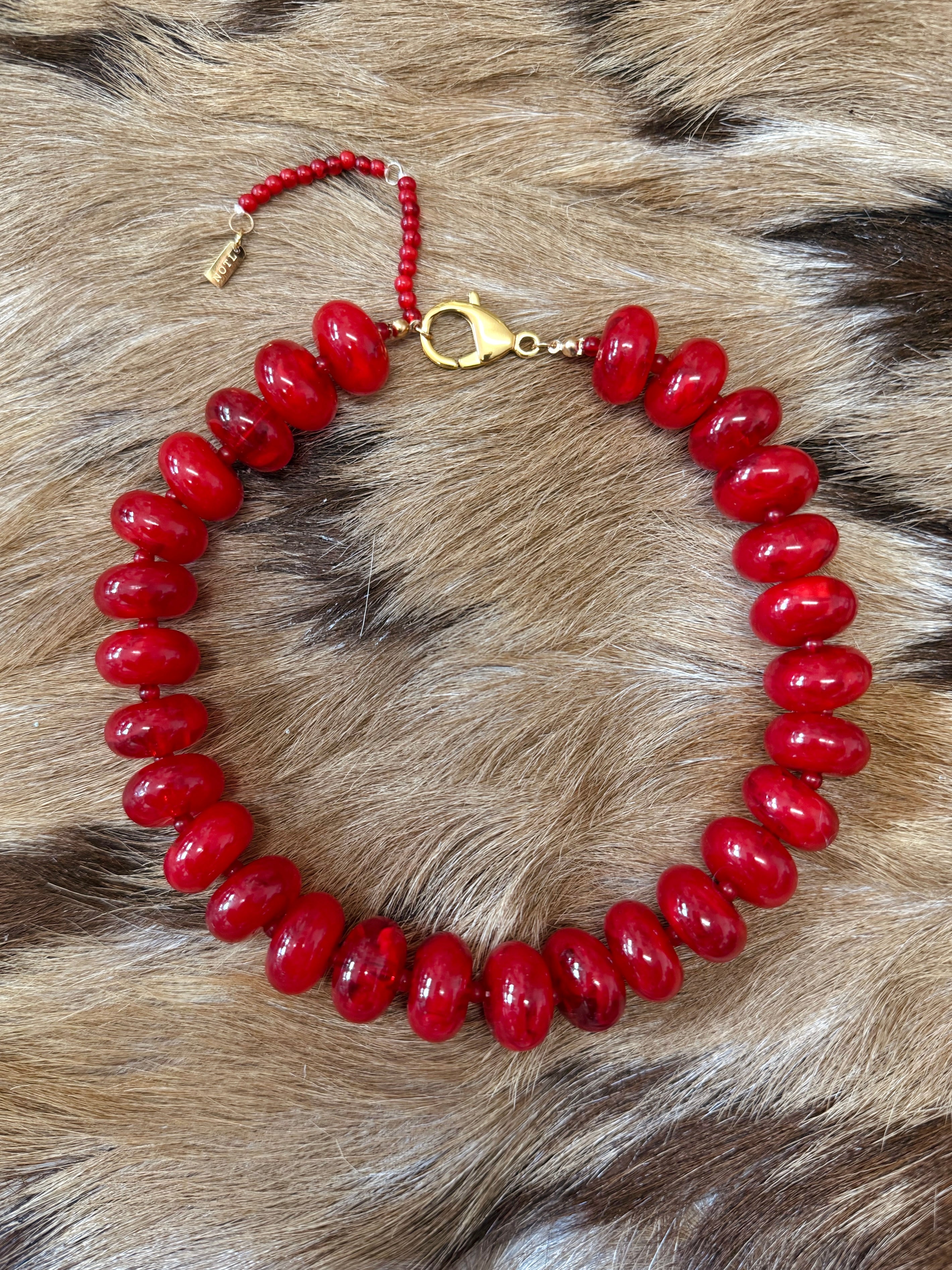 SIROCCO necklace red