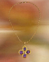 NISSI necklace purple