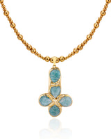 Paloma Beaded Necklace in Amazonite