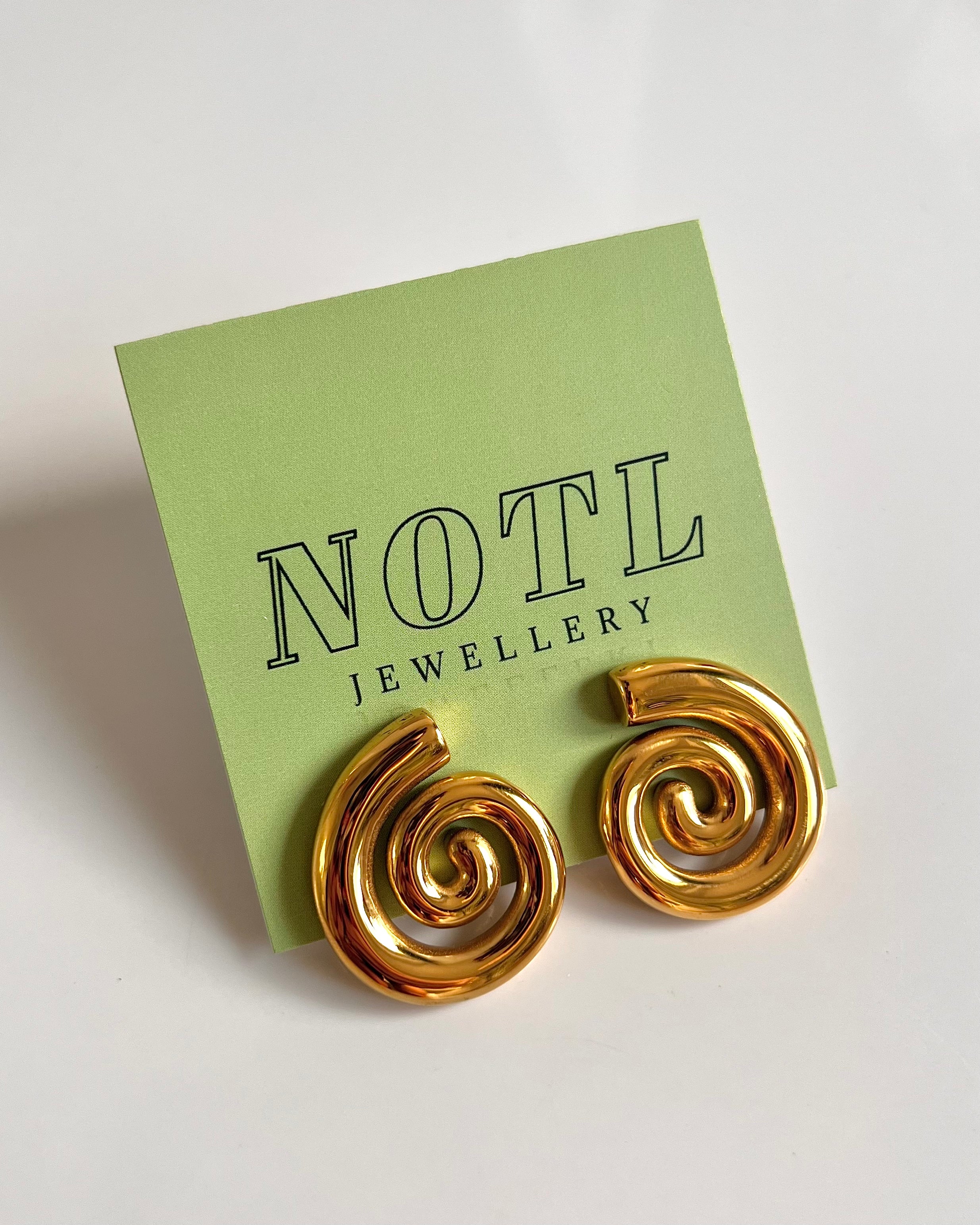 Chunky Swirl Earrings