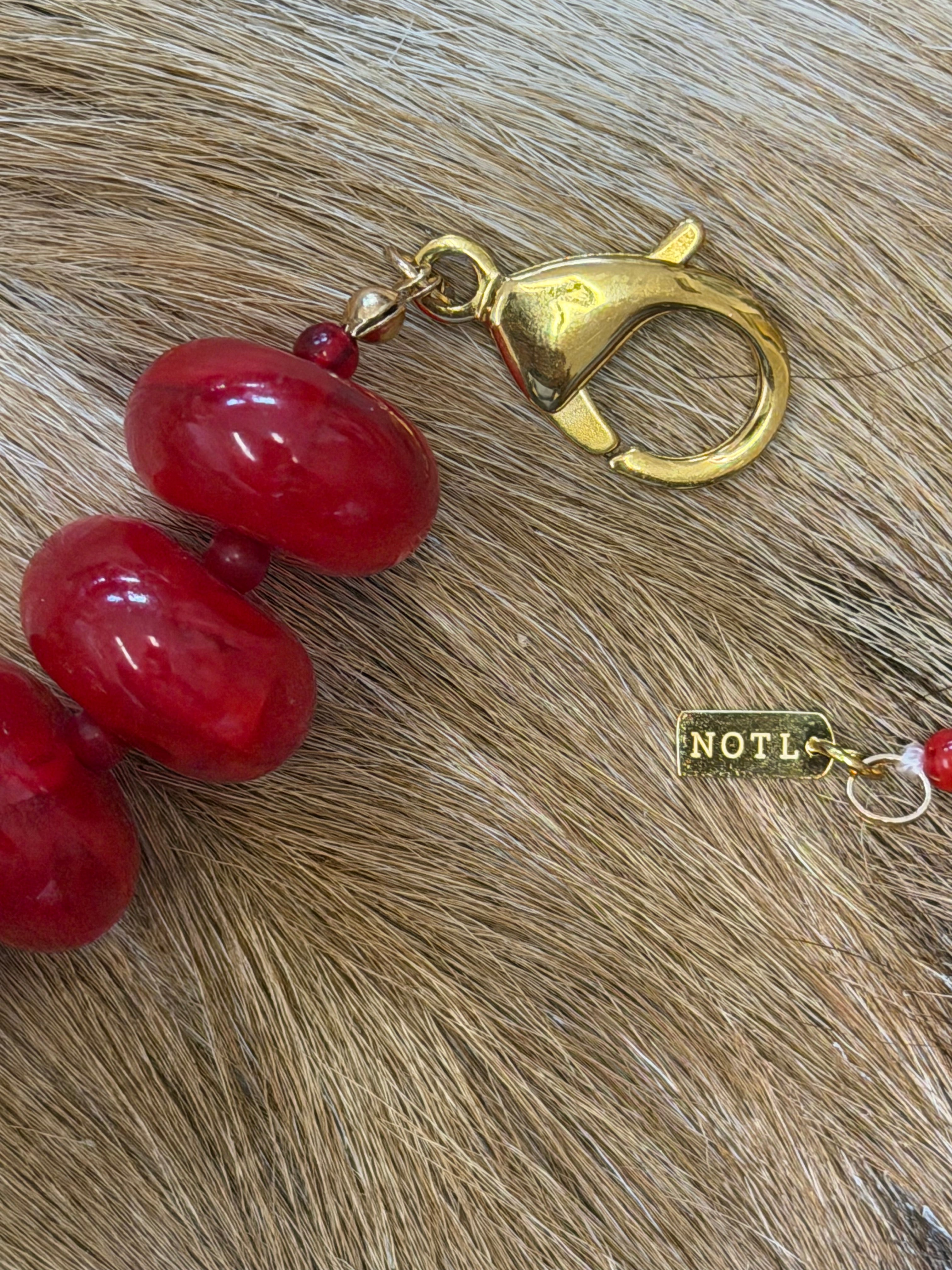 SIROCCO necklace red