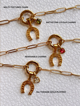 LUCKY BIRTHSTONE NECKLACE