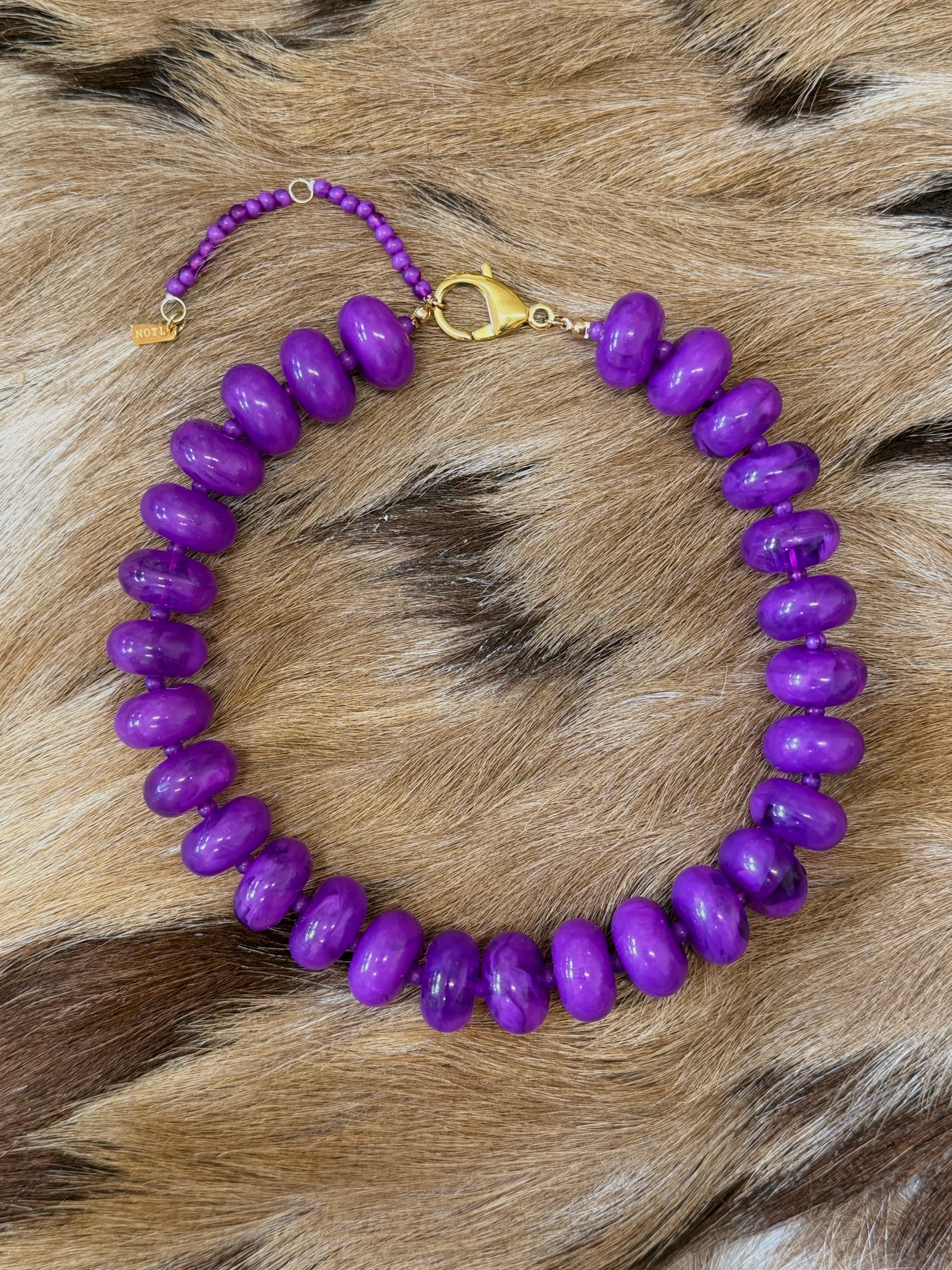 SIROCCO necklace purple
