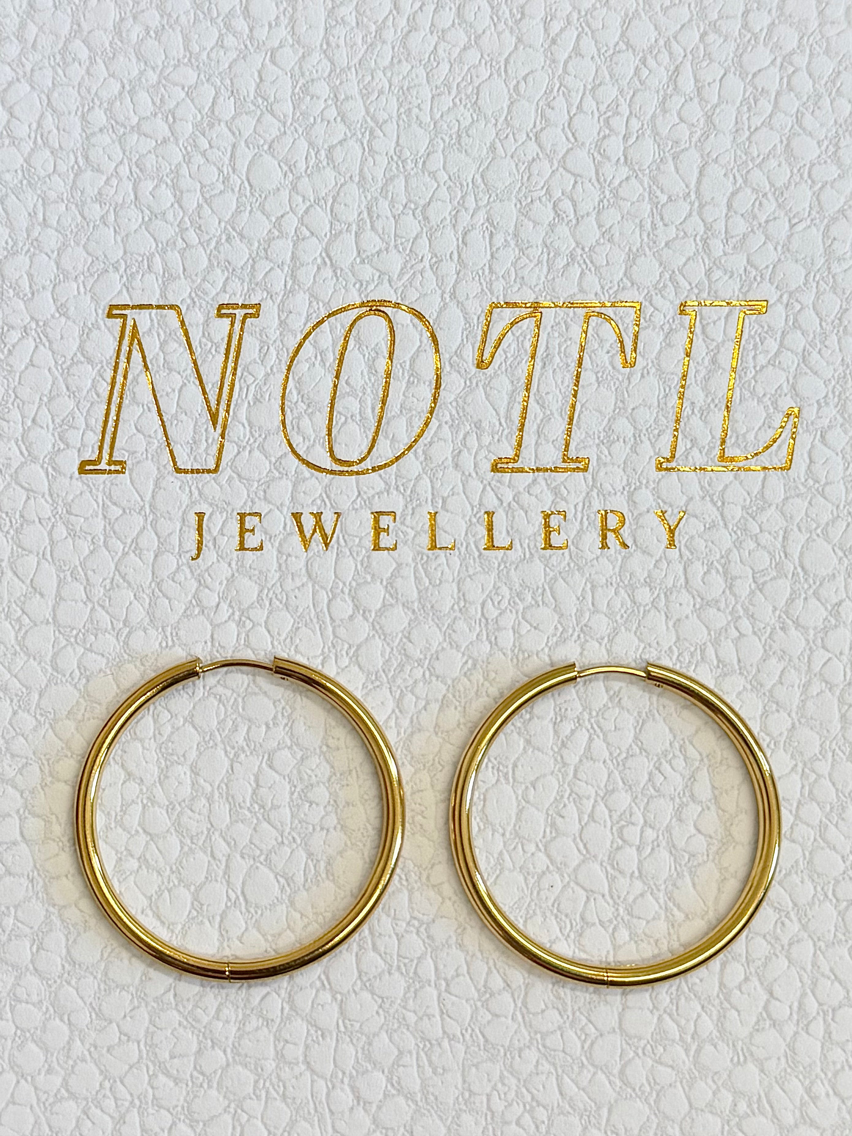30mm Simple hoops