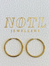 30mm Simple hoops