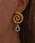 Blue Drop Swirl Earrings (sale)