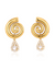 Clear Drop Swirl Earrings (sale)