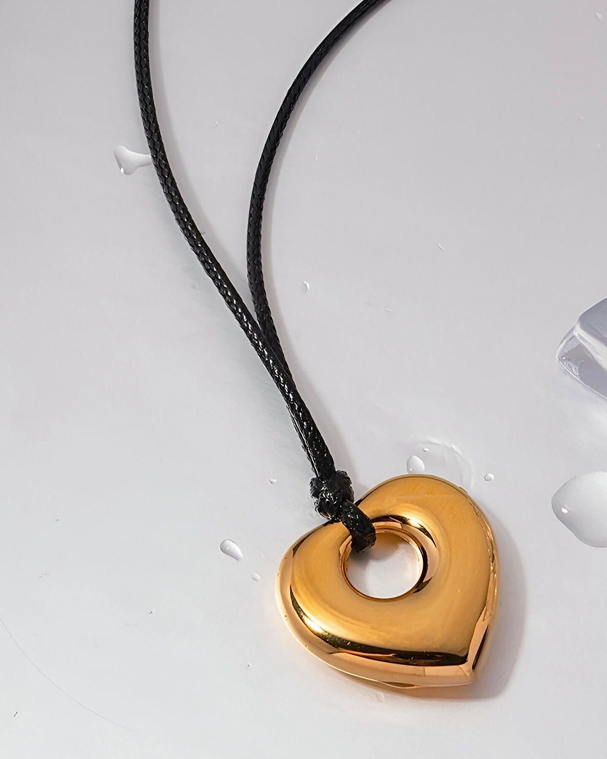 Cord Heart Necklace