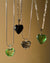Jelly heart necklace