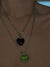 Jelly heart necklace