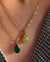 Rainbow Teardrop necklace (sale)