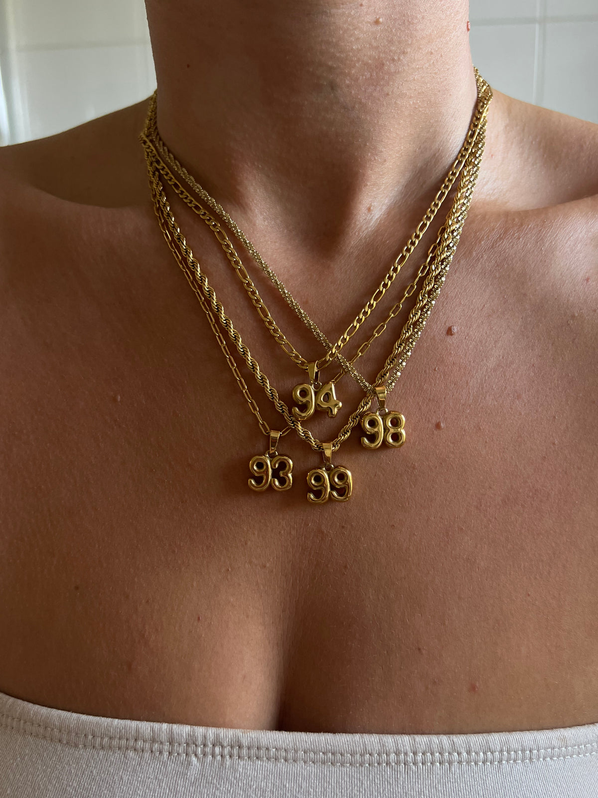 80s + 90s Bubble necklace