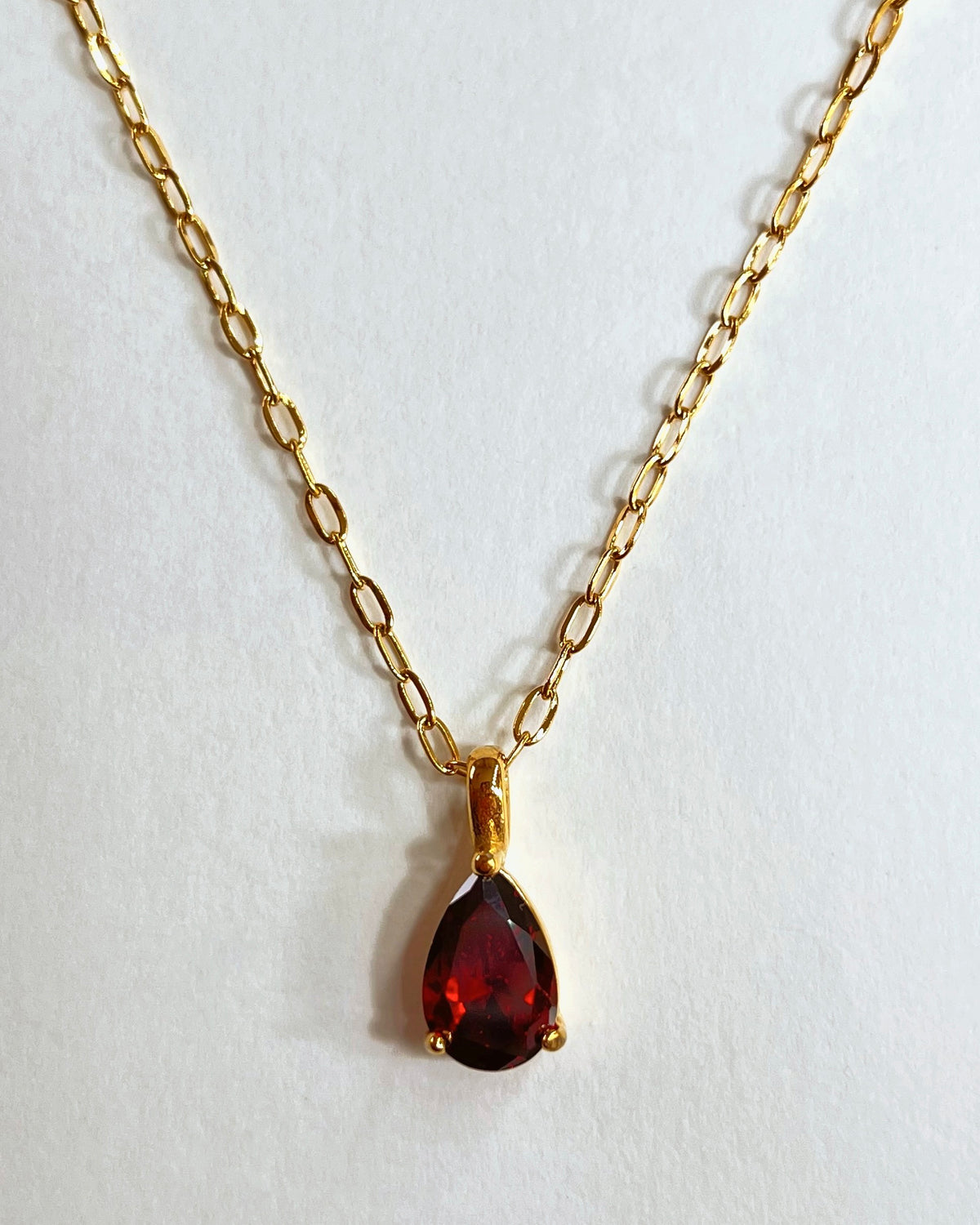 Rainbow Teardrop necklace (sale)