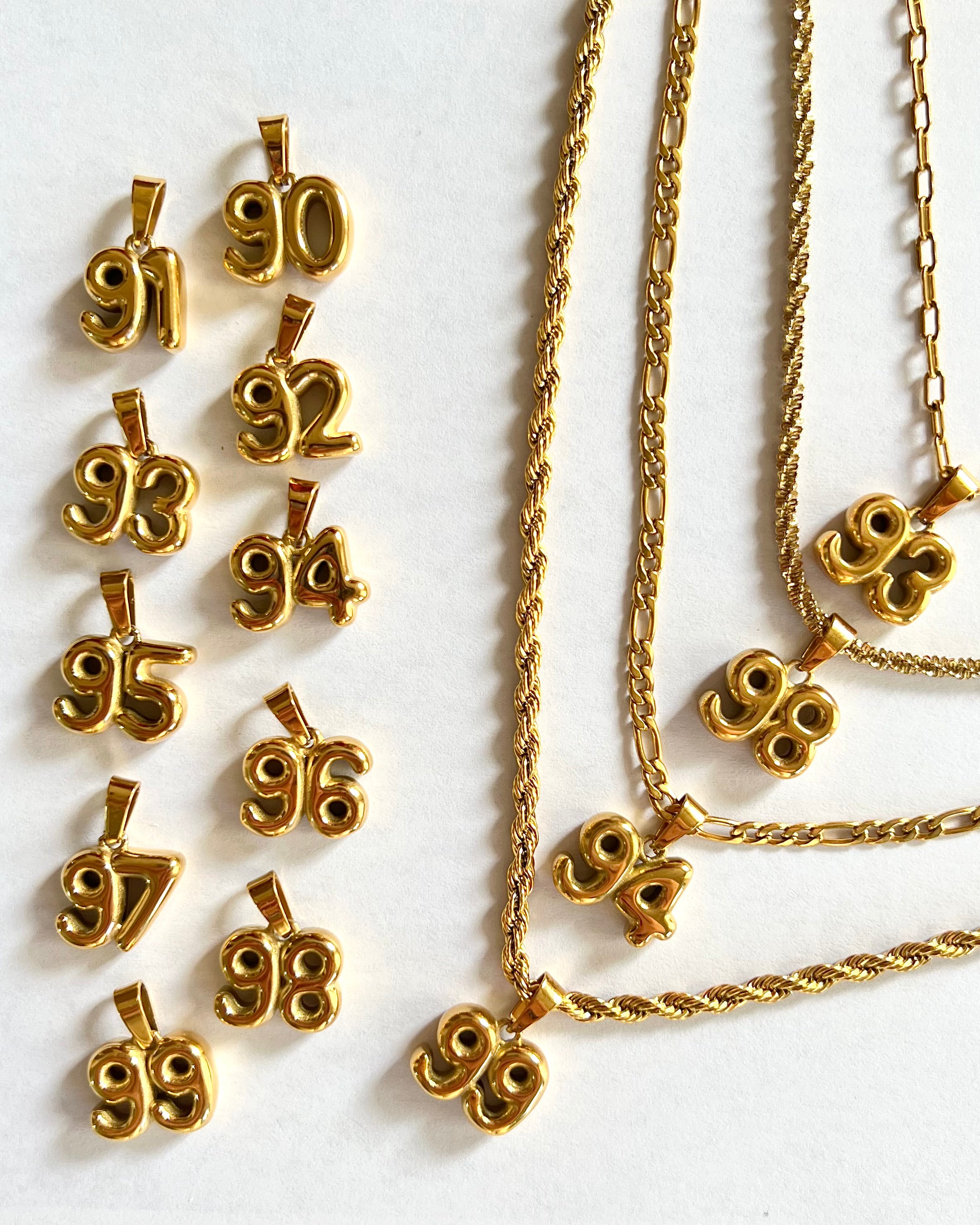 80s + 90s Bubble necklace