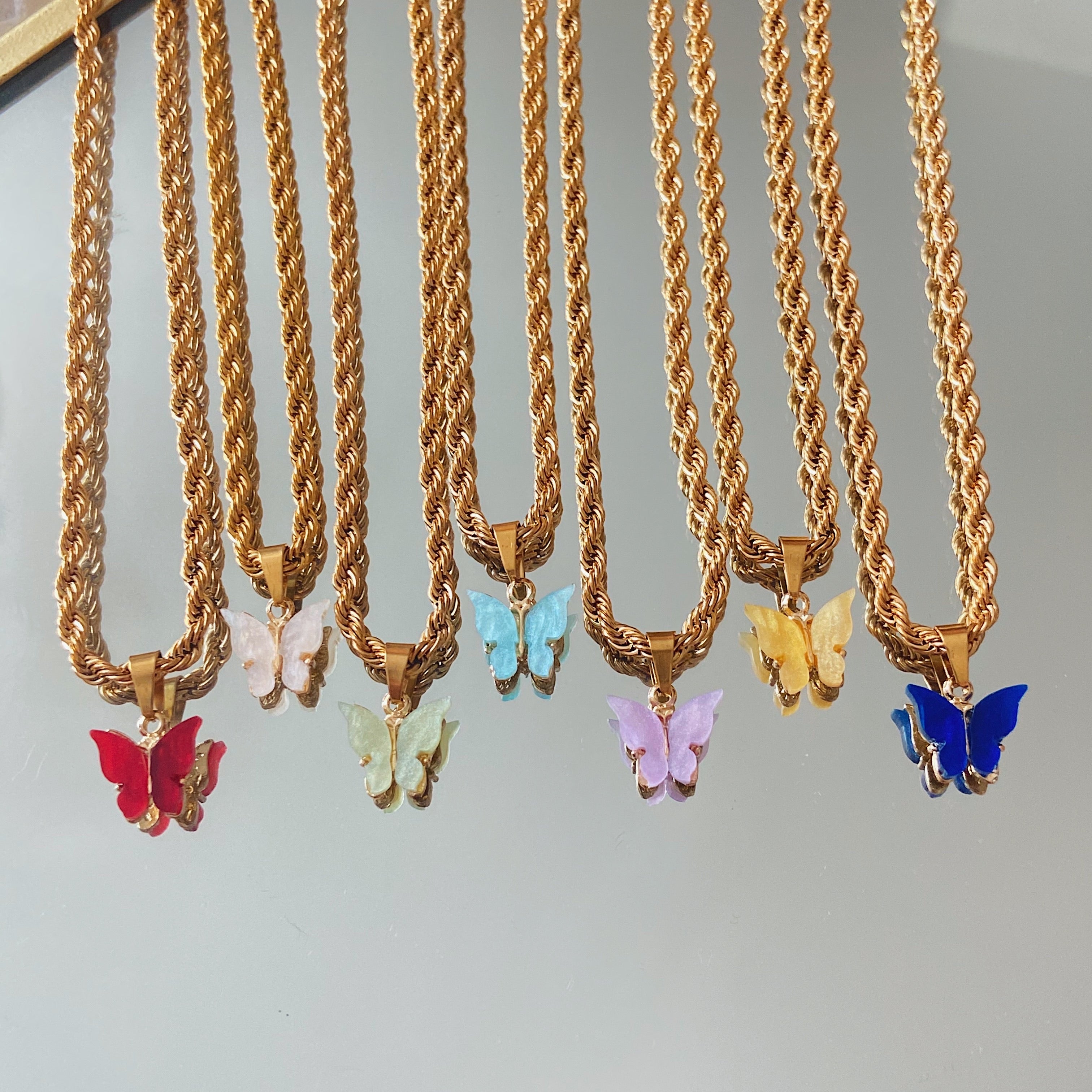 Butterfly Rope Chain - Neckontheline