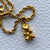 Teddy bear chain gold (sale)