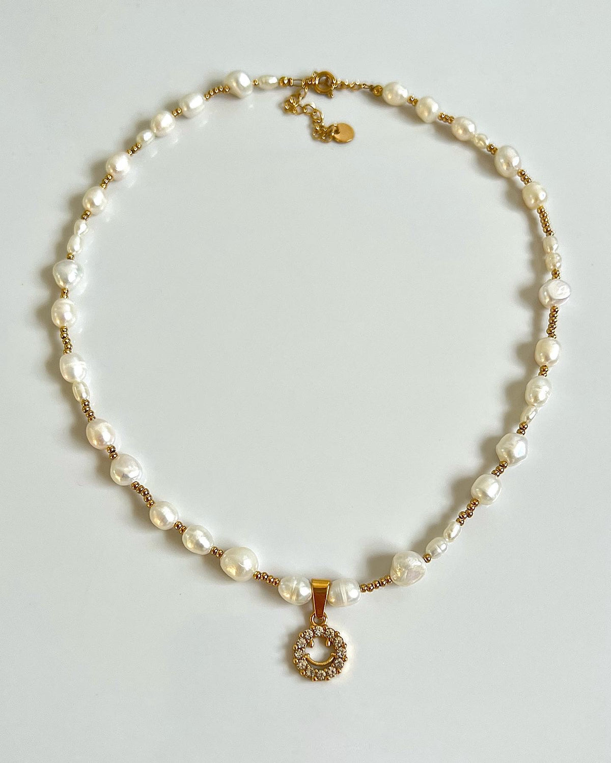 Smiley Freshwater Pearl Collar